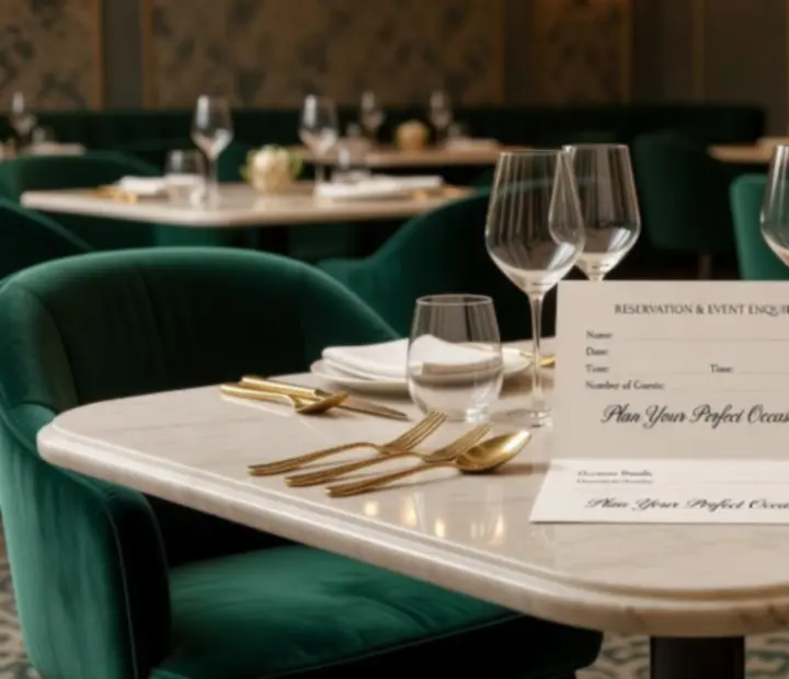 Intimate event table at Wonderstar s. r. o. ready for a private dinner