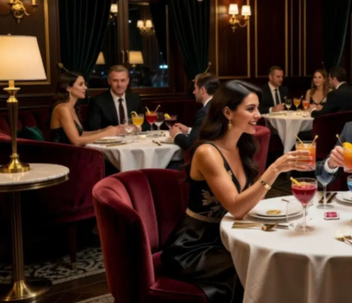 Elegant lounge at Wonderstar s. r. o. prepared for a casino-inspired themed evening